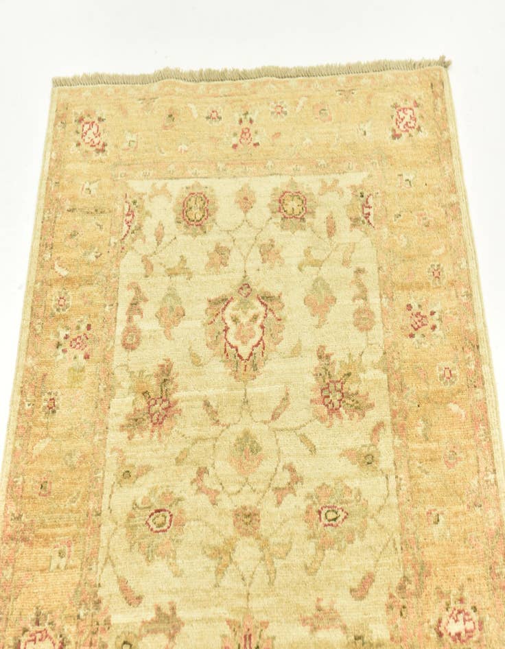 Detail image of 2' 10 x 9' 9  Hand Knotted Peshawar Ziegler Runner Rug