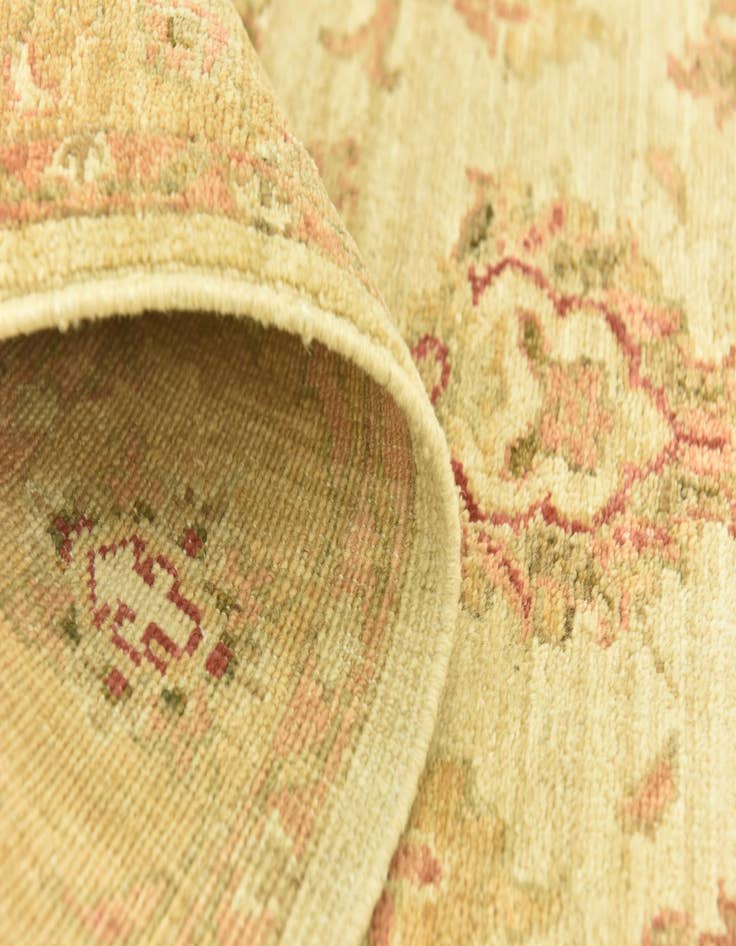 Detail image of 2' 10 x 9' 9  Hand Knotted Peshawar Ziegler Runner Rug