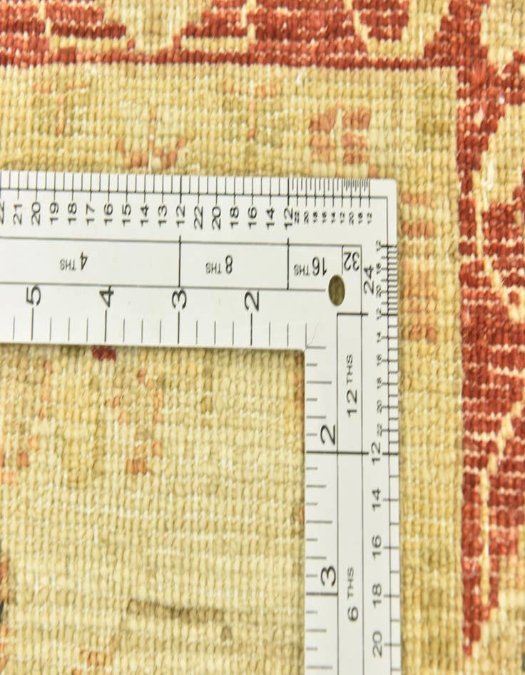 Detail image of 2' 8 x 9' 6  Hand Knotted Peshawar Ziegler Runner Rug