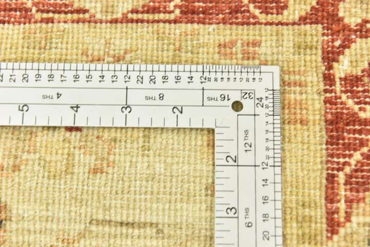 2' 8 x 9' 6 Hand Knotted Peshawar Ziegler Runner Rug