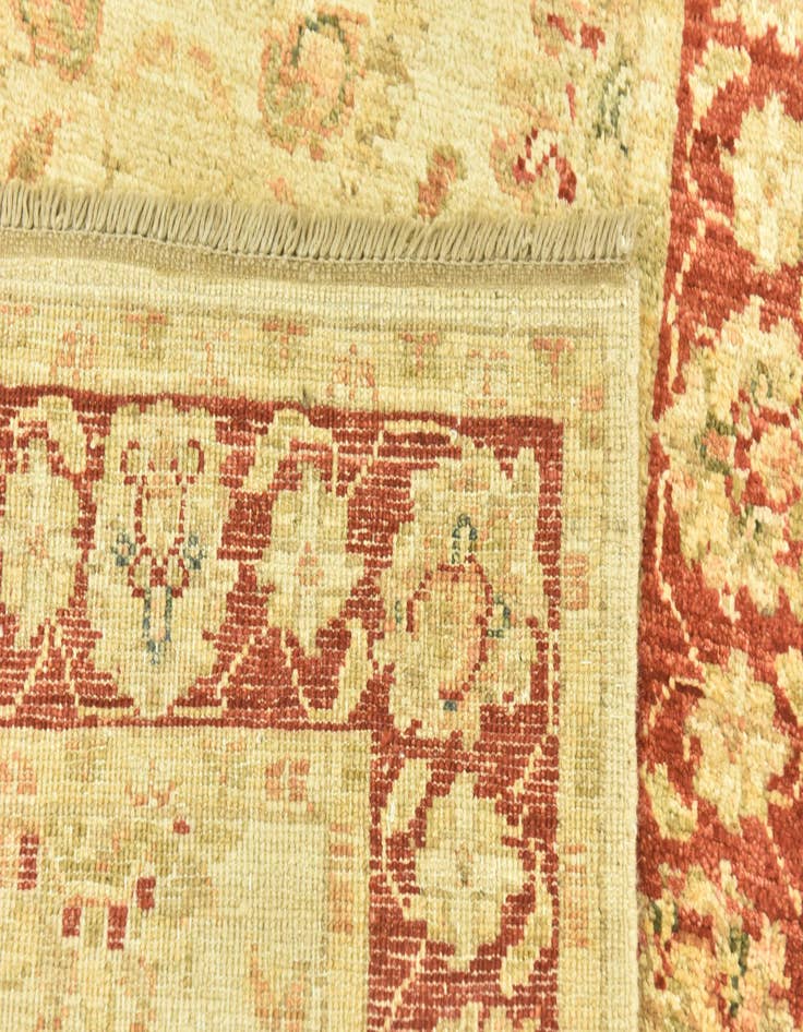 Detail image of 2' 8 x 9' 6  Hand Knotted Peshawar Ziegler Runner Rug