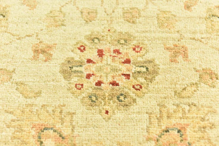 Detail image of 2' 8 x 9' 6 Hand Knotted Peshawar Ziegler Runner Rug