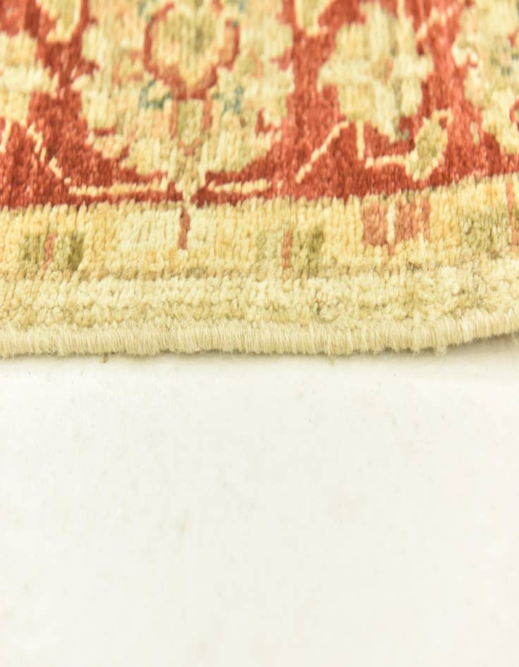 Detail image of 2' 8 x 9' 6  Hand Knotted Peshawar Ziegler Runner Rug