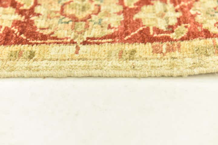 2' 8 x 9' 6 Hand Knotted Peshawar Ziegler Runner Rug