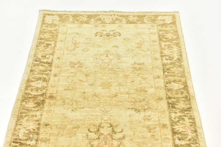 2' 6 x 9' 9 Hand Knotted Peshawar Ziegler Runner Rug