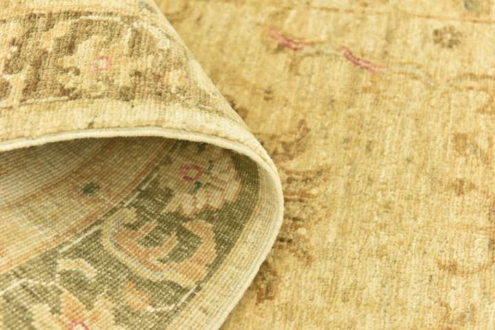 2' 6 x 9' 9 Hand Knotted Peshawar Ziegler Runner Rug