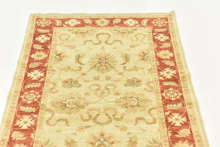 3' x 9' 7 Hand Knotted Peshawar Ziegler Runner Rug