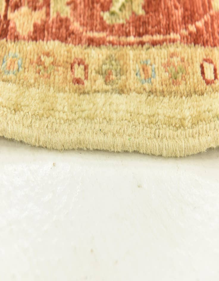 Detail image of 3' x 9' 7  Hand Knotted Peshawar Ziegler Runner Rug