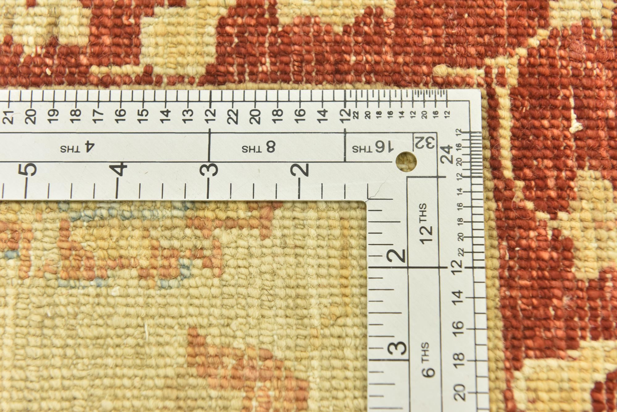 3' 1 x 16' 3 Hand Knotted Peshawar Ziegler Runner Rug