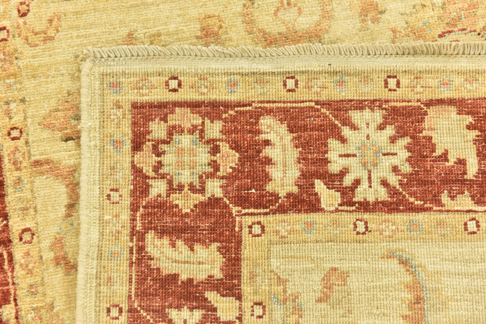 3' 1 x 16' 3 Hand Knotted Peshawar Ziegler Runner Rug