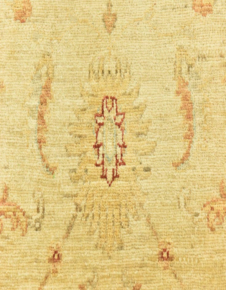 Detail image of 3' 1 x 16' 3 Hand Knotted Peshawar Ziegler Runner Rug