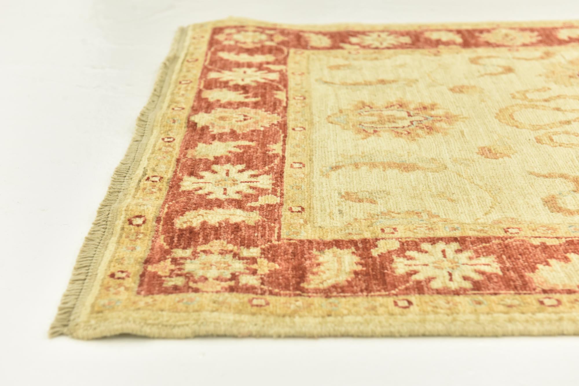 3' 1 x 16' 3 Hand Knotted Peshawar Ziegler Runner Rug