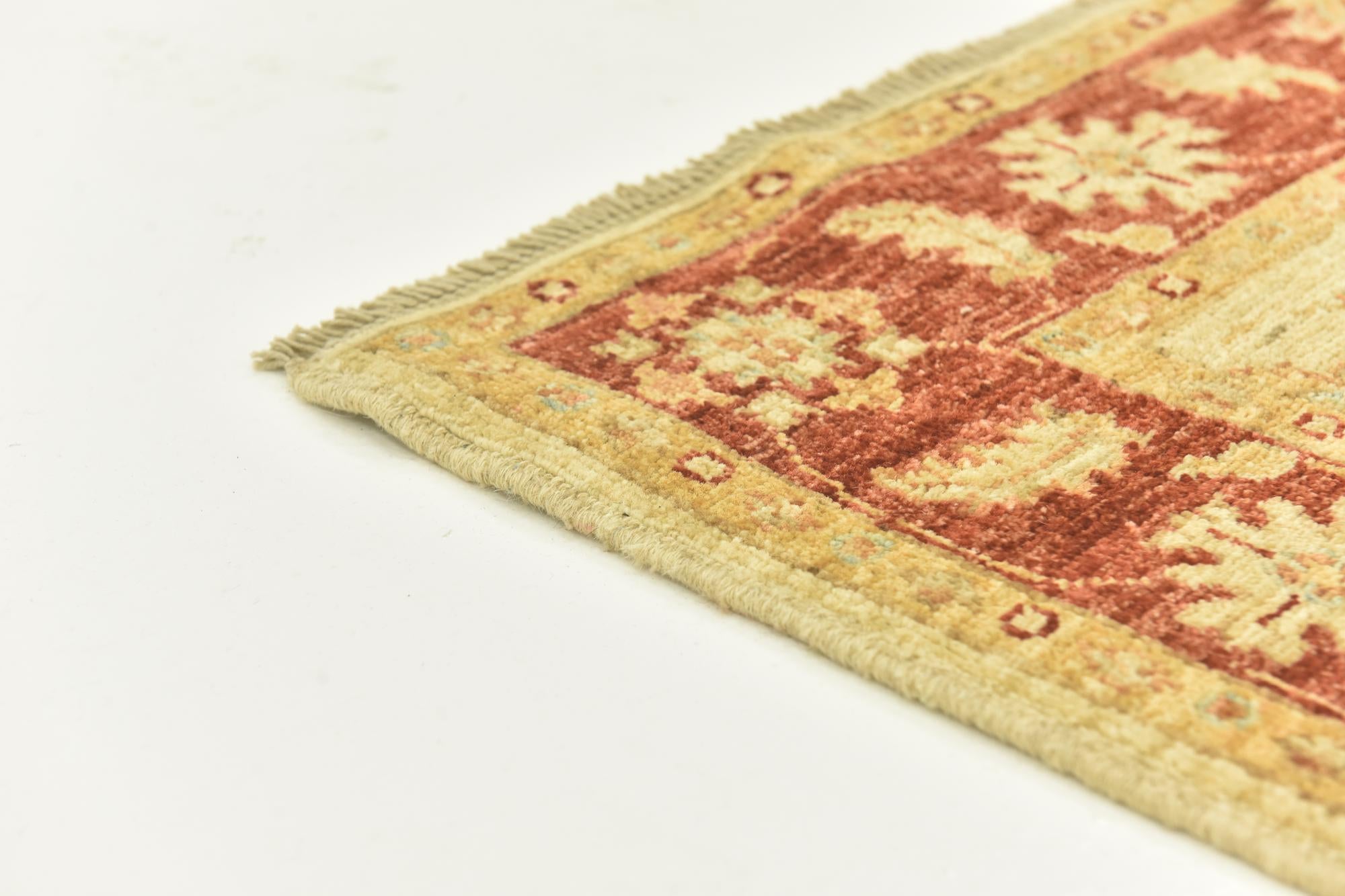 3' 1 x 16' 3 Hand Knotted Peshawar Ziegler Runner Rug