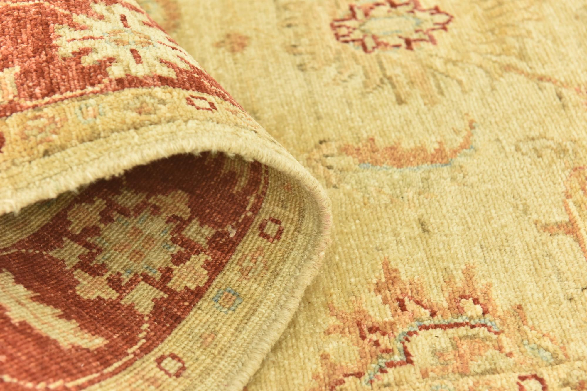 3' 1 x 16' 3 Hand Knotted Peshawar Ziegler Runner Rug