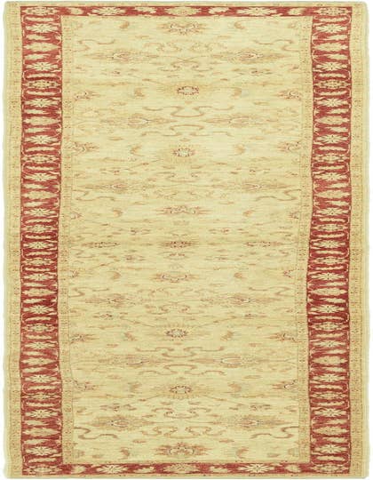 Detail image of 3' 1 x 16' 3 Hand Knotted Peshawar Ziegler Runner Rug