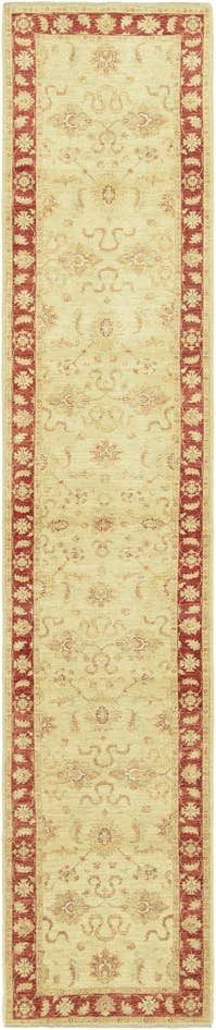 Detail image of 3' 1 x 16' 3 Hand Knotted Peshawar Ziegler Runner Rug