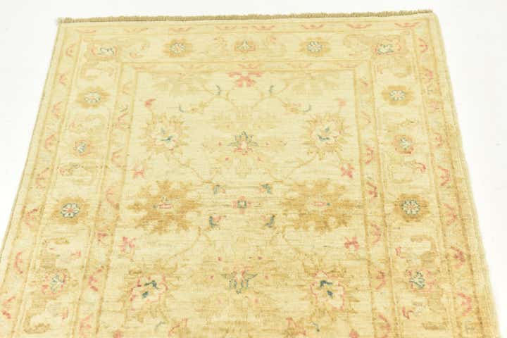 2' 6 x 9' 10 Hand Knotted Peshawar Ziegler Runner Rug