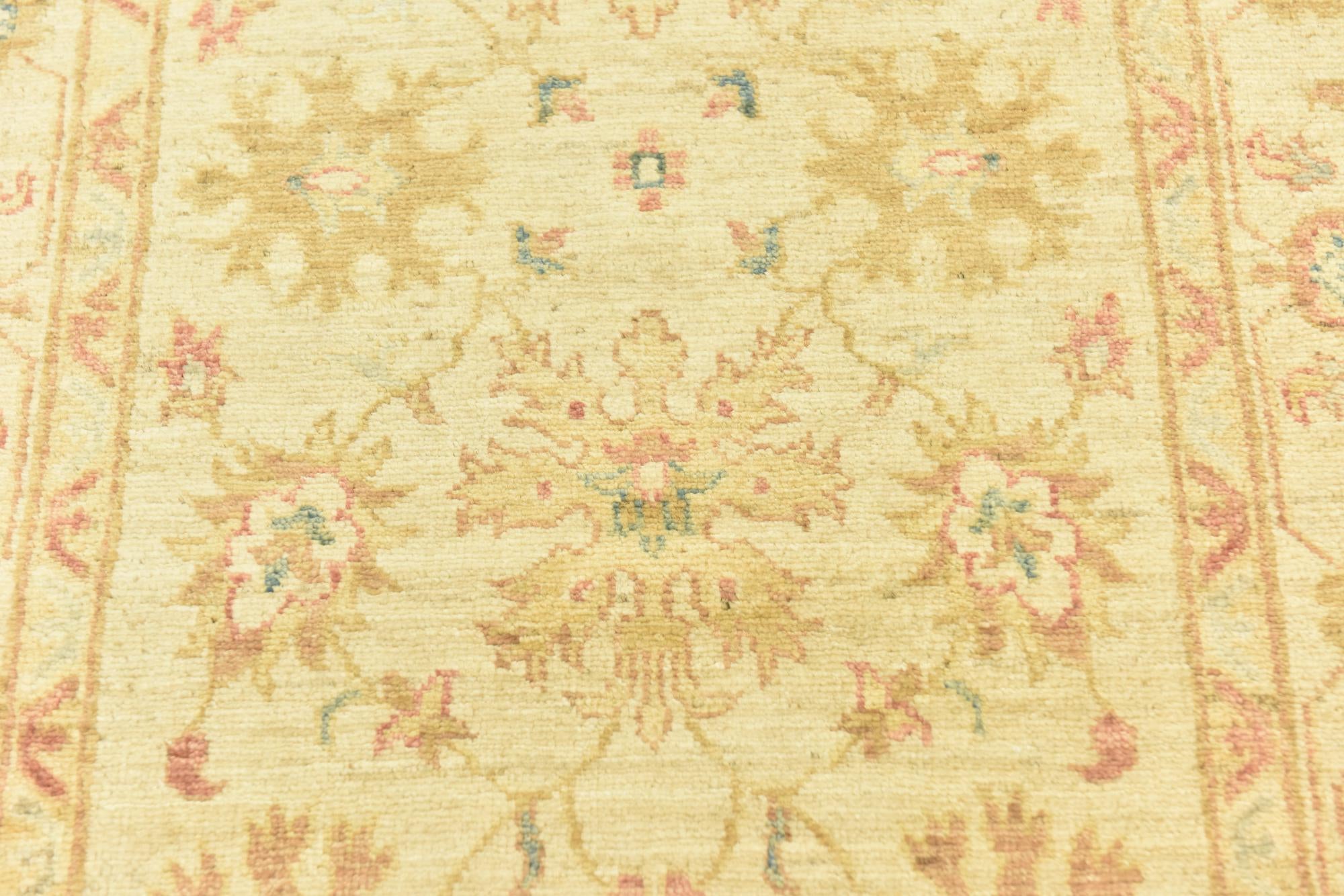 2' 6 x 9' 10 Hand Knotted Peshawar Ziegler Runner Rug
