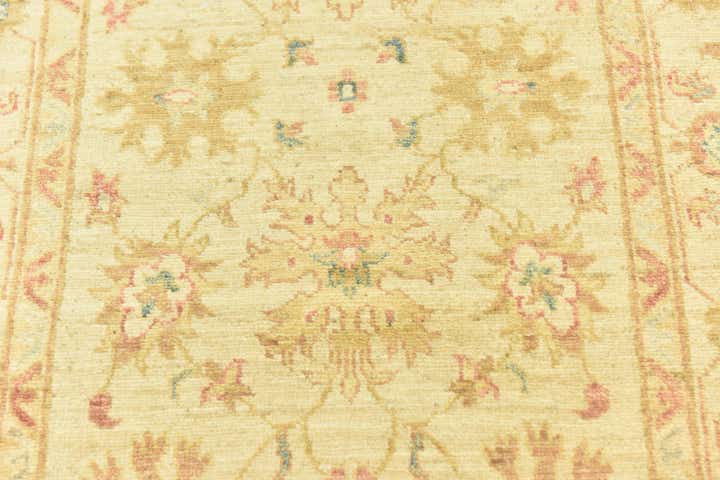 2' 6 x 9' 10 Hand Knotted Peshawar Ziegler Runner Rug