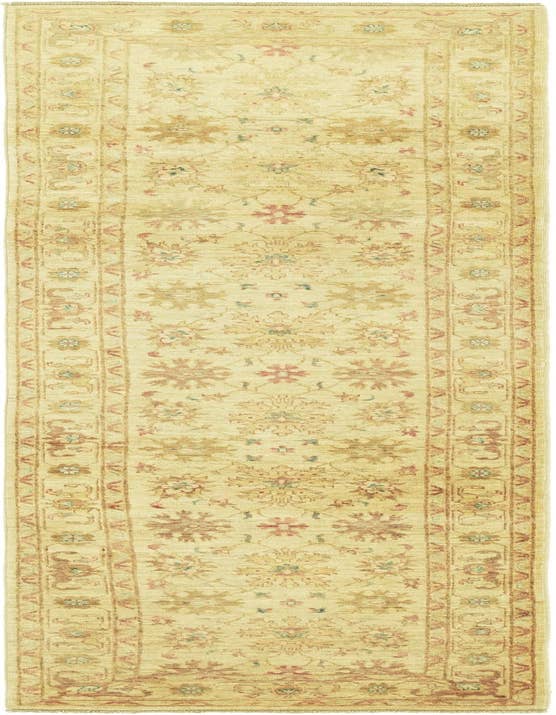Detail image of 2' 6 x 9' 10 Hand Knotted Peshawar Ziegler Runner Rug