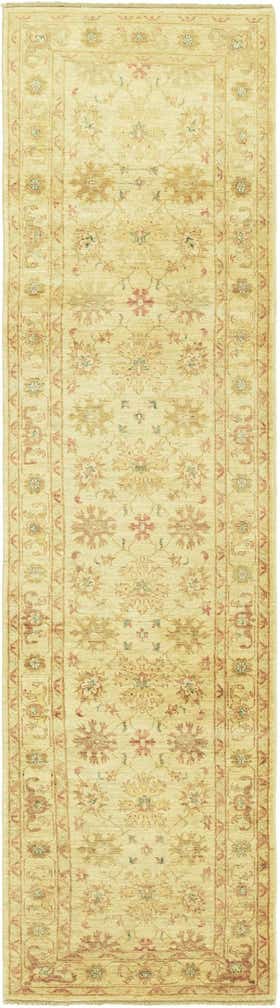2' 6 x 9' 10 Hand Knotted Peshawar Ziegler Runner Rug