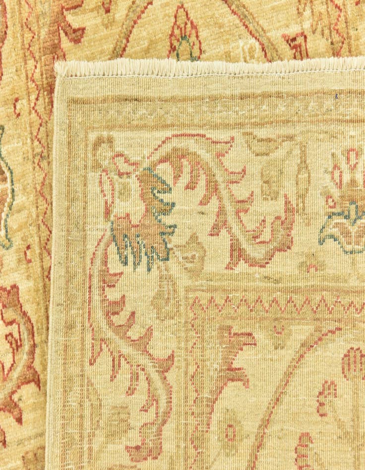 Detail image of 2' 6 x 9' 2  Hand Knotted Peshawar Ziegler Runner Rug
