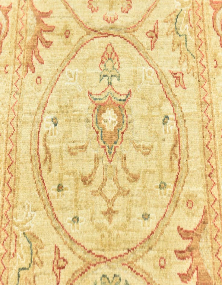 Detail image of 2' 6 x 9' 2  Hand Knotted Peshawar Ziegler Runner Rug