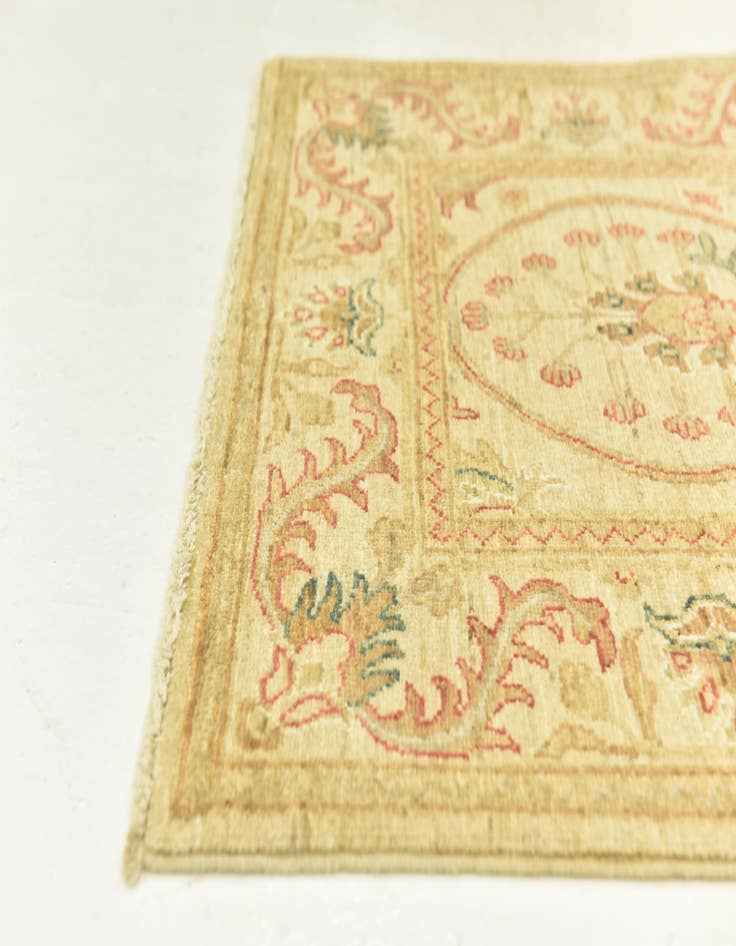 Detail image of 2' 6 x 9' 2  Hand Knotted Peshawar Ziegler Runner Rug