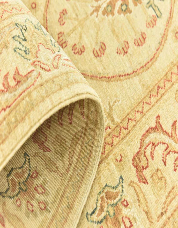 Detail image of 2' 6 x 9' 2  Hand Knotted Peshawar Ziegler Runner Rug