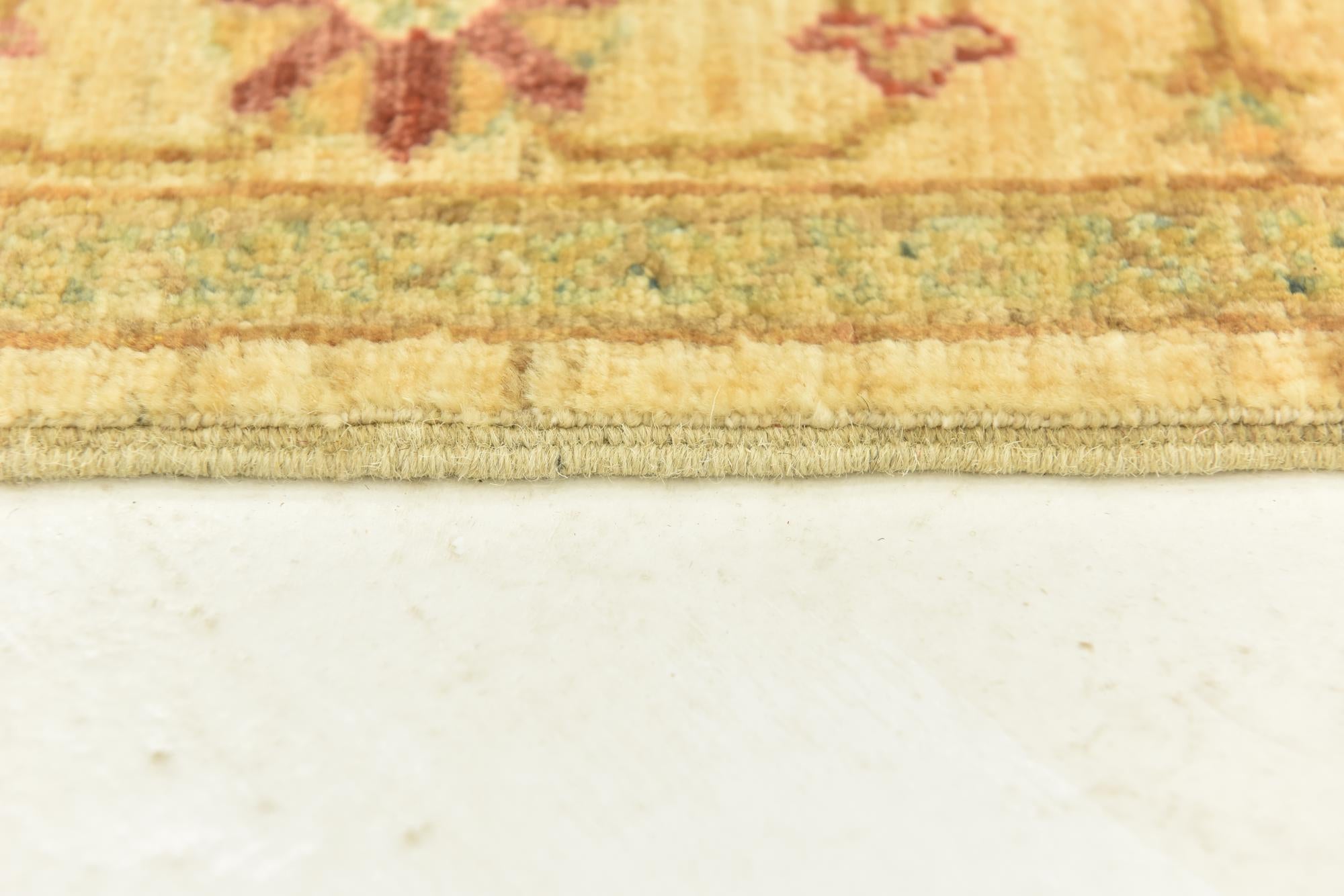 3' x 9' 5 Hand Knotted Peshawar Ziegler Runner Rug