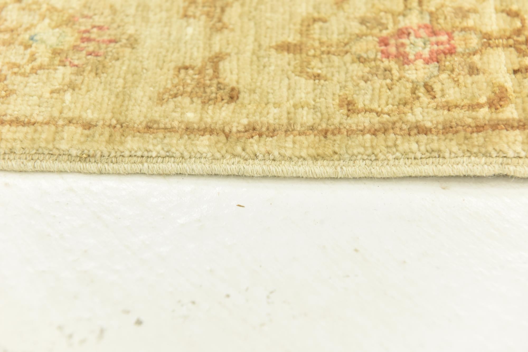 2' 8 x 9' 7 Hand Knotted Peshawar Ziegler Runner Rug