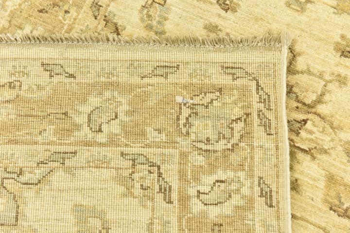 2' 8 x 9' 3 Hand Knotted Peshawar Ziegler Runner Rug