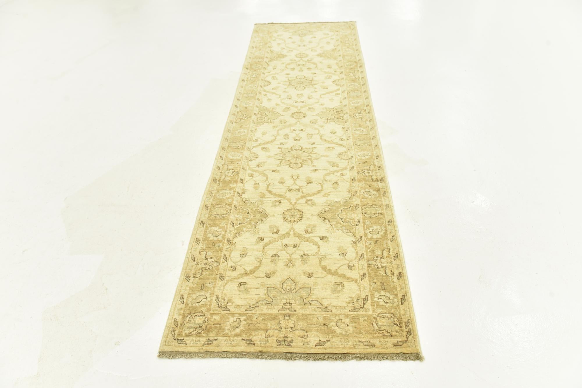 80cm x 280cm anudado a mano Peshawar Ziegler Alfombra Pasillera