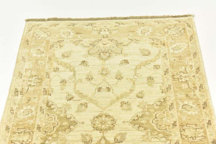 2' 8 x 9' 3 Hand Knotted Peshawar Ziegler Runner Rug