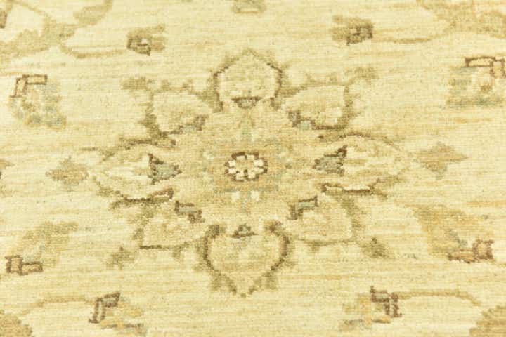 2' 8 x 9' 3 Hand Knotted Peshawar Ziegler Runner Rug