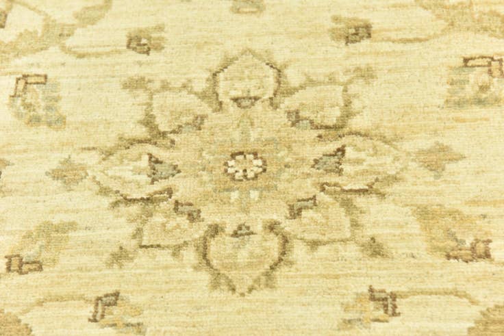 Detail image of 2' 8 x 9' 3 Hand Knotted Peshawar Ziegler Runner Rug
