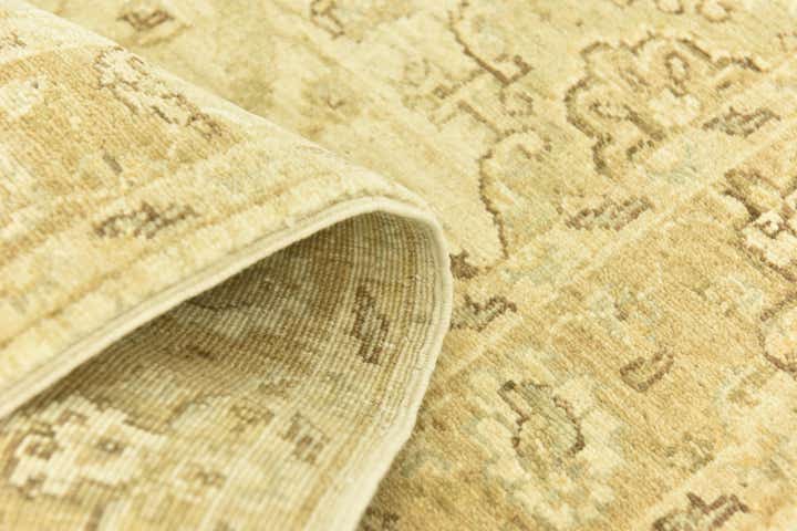 2' 8 x 9' 3 Hand Knotted Peshawar Ziegler Runner Rug