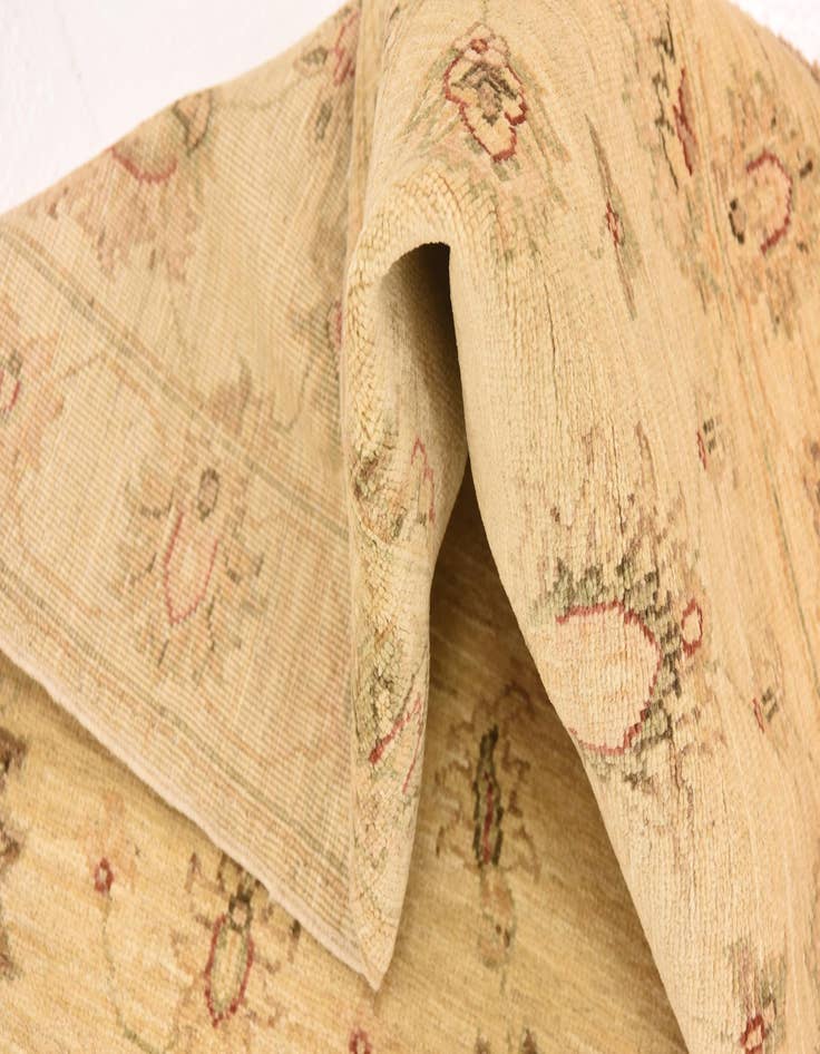 Detail image of 2' 8 x 9' 9  Hand Knotted Peshawar Ziegler Runner Rug