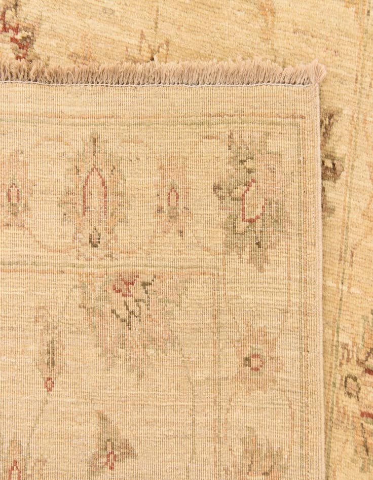 Detail image of 2' 8 x 9' 9  Hand Knotted Peshawar Ziegler Runner Rug