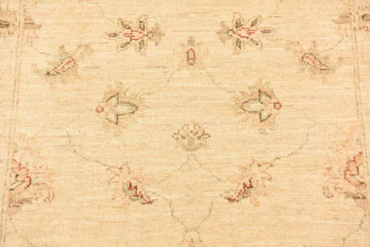 2' 8 x 9' 9 Hand Knotted Peshawar Ziegler Runner Rug