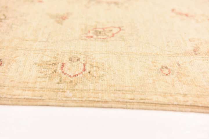 2' 8 x 9' 9 Hand Knotted Peshawar Ziegler Runner Rug