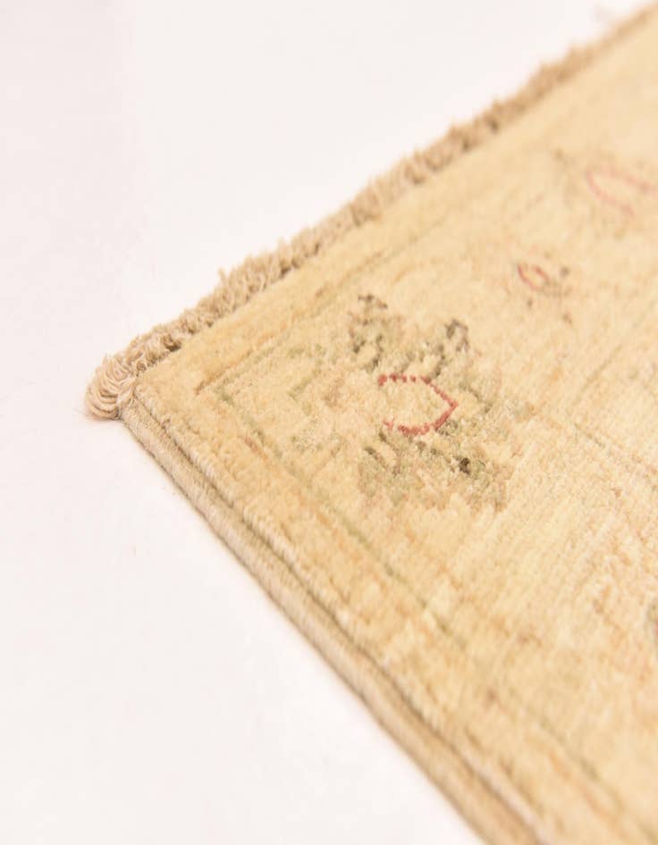 Detail image of 2' 8 x 9' 9  Hand Knotted Peshawar Ziegler Runner Rug