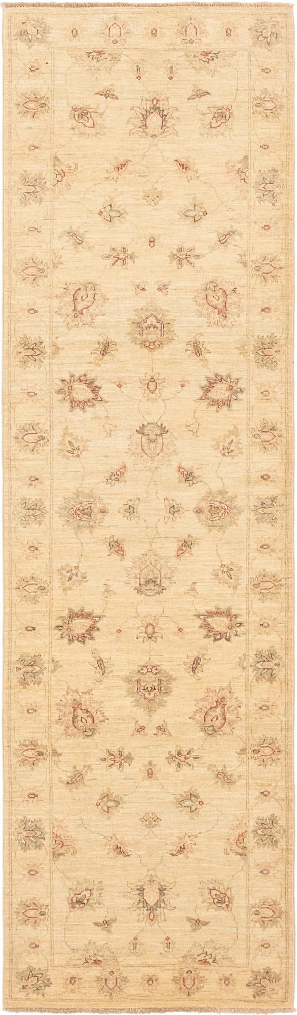 2' 8 x 9' 9 Hand Knotted Peshawar Ziegler Runner Rug