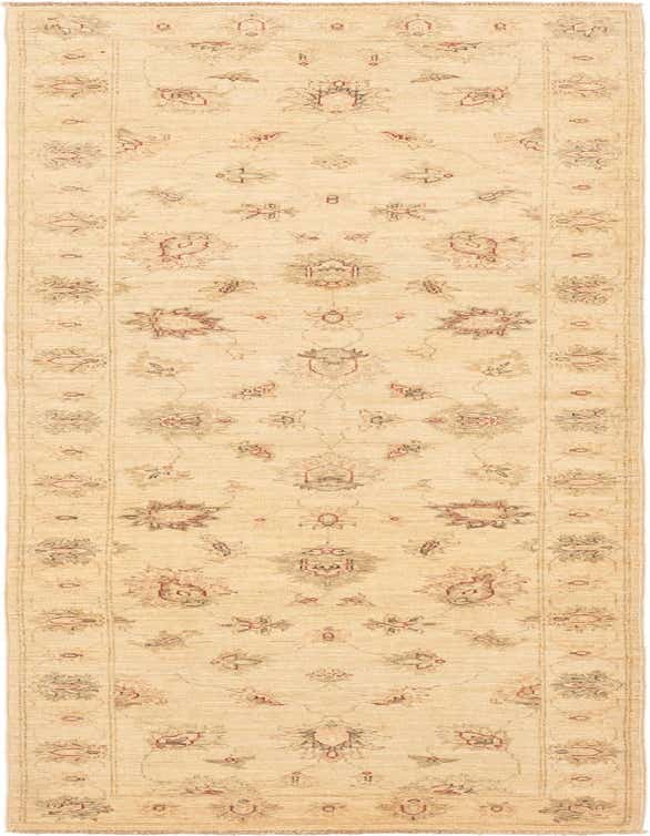 2' 8 x 9' 9 Hand Knotted Peshawar Ziegler Runner Rug