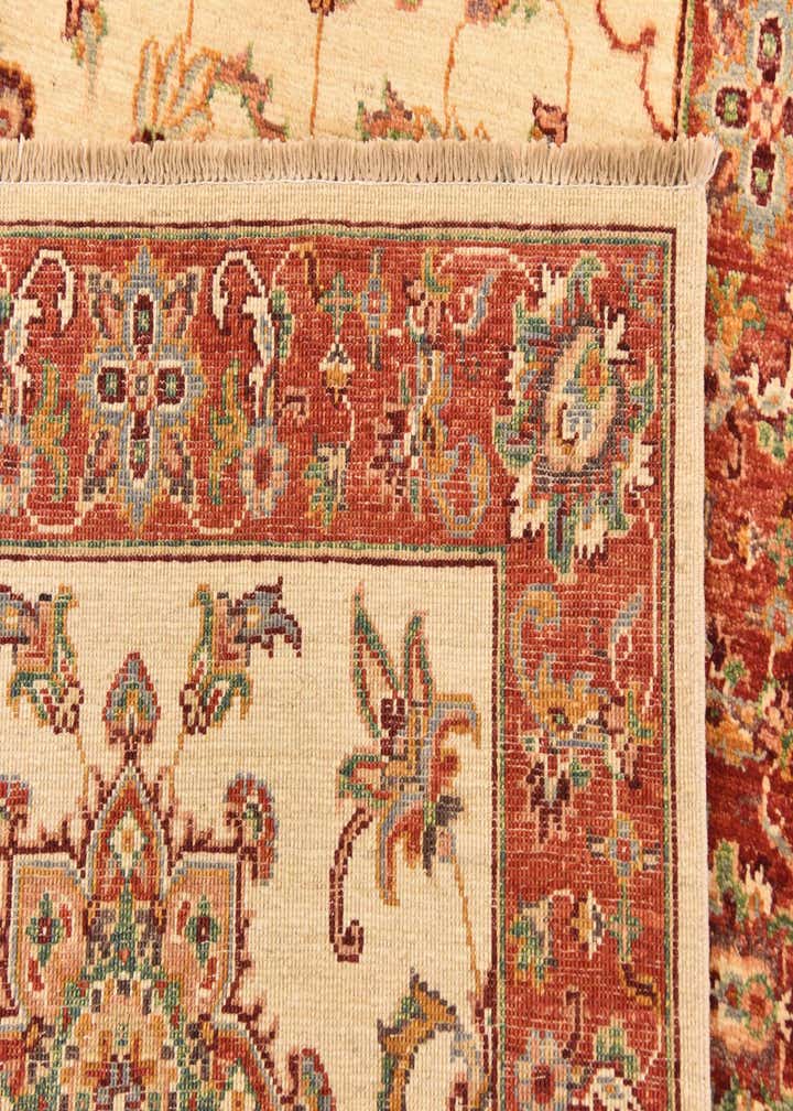 2' 8 x 9' 10 Hand Knotted Peshawar Ziegler Runner Rug