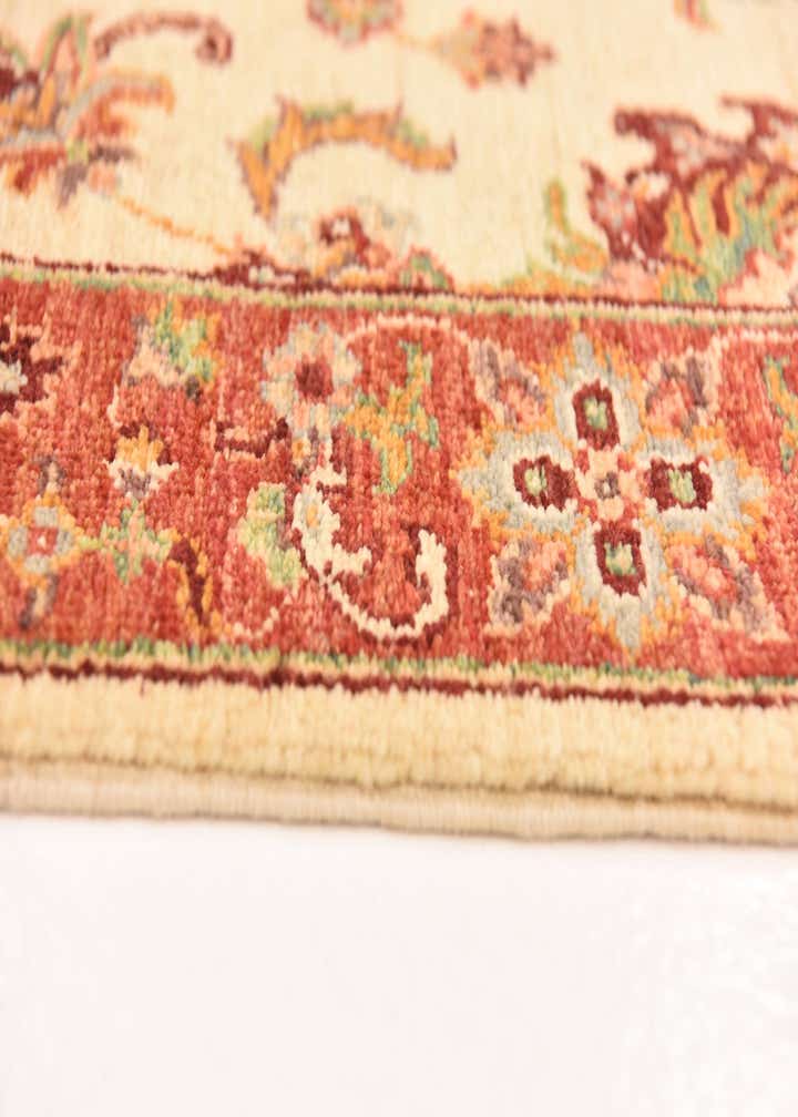 2' 8 x 9' 10 Hand Knotted Peshawar Ziegler Runner Rug