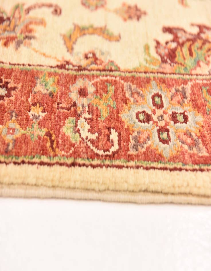 Detail image of 2' 8 x 9' 10  Hand Knotted Peshawar Ziegler Runner Rug