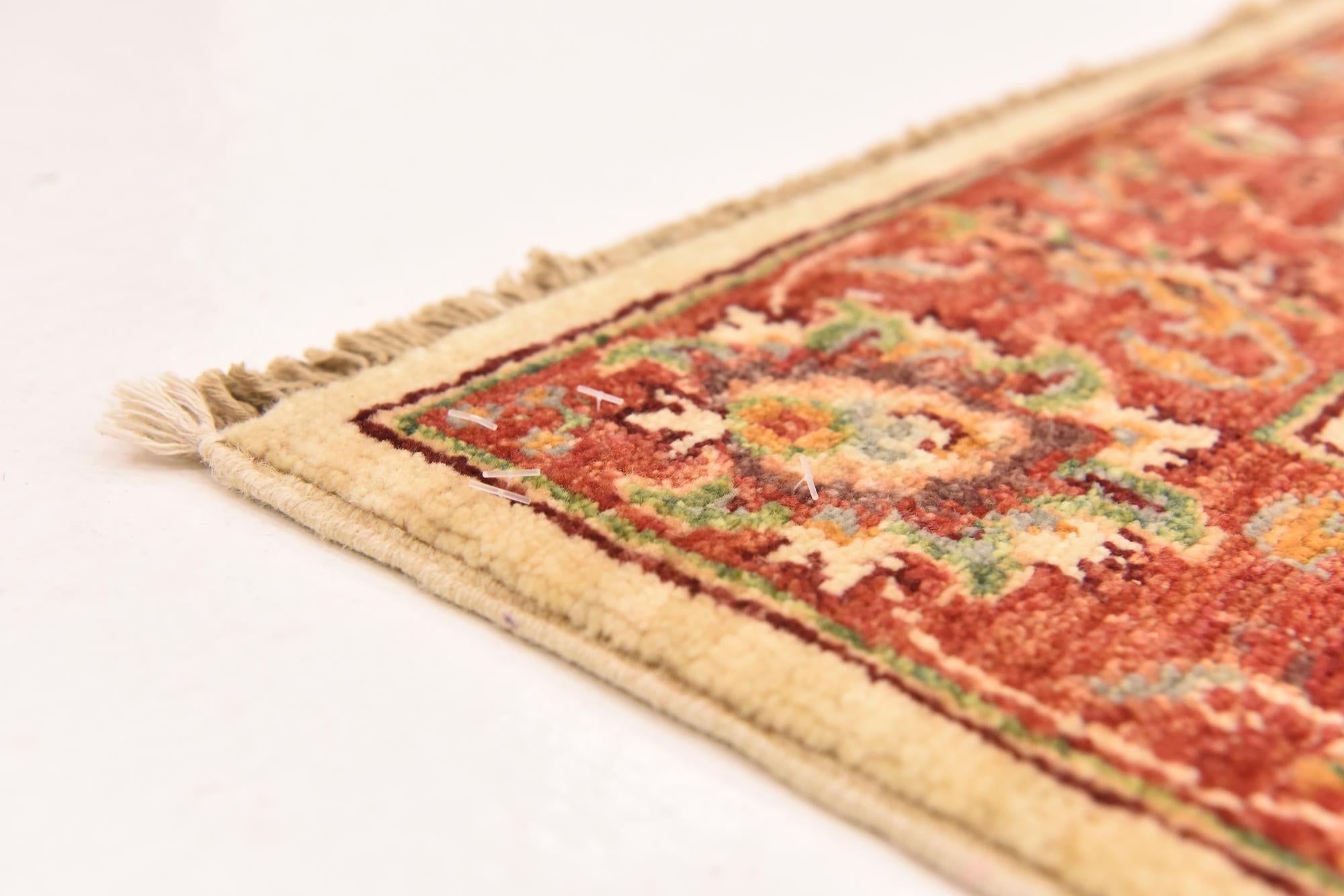 2' 8 x 9' 10 Hand Knotted Peshawar Ziegler Runner Rug
