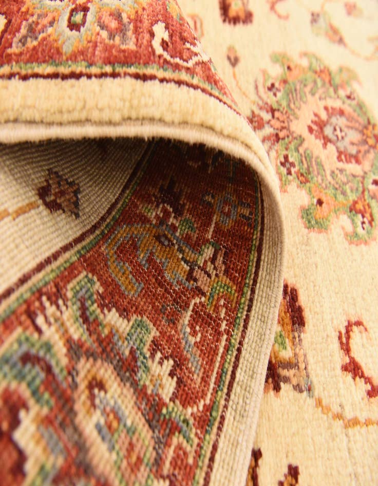 Detail image of 2' 8 x 9' 10  Hand Knotted Peshawar Ziegler Runner Rug
