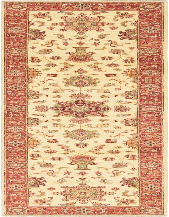 2' 8 x 9' 10 Hand Knotted Peshawar Ziegler Runner Rug